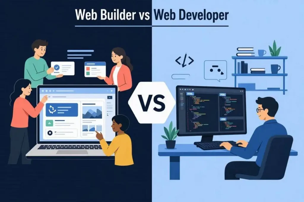 Should You Use a Website Builder or Hire a Developer